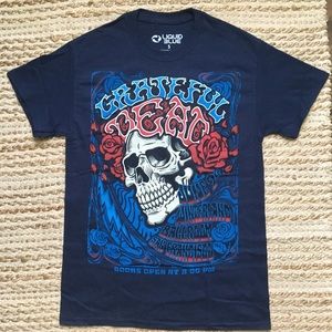 Navy Blue Grateful Dead Band T-Shirt
